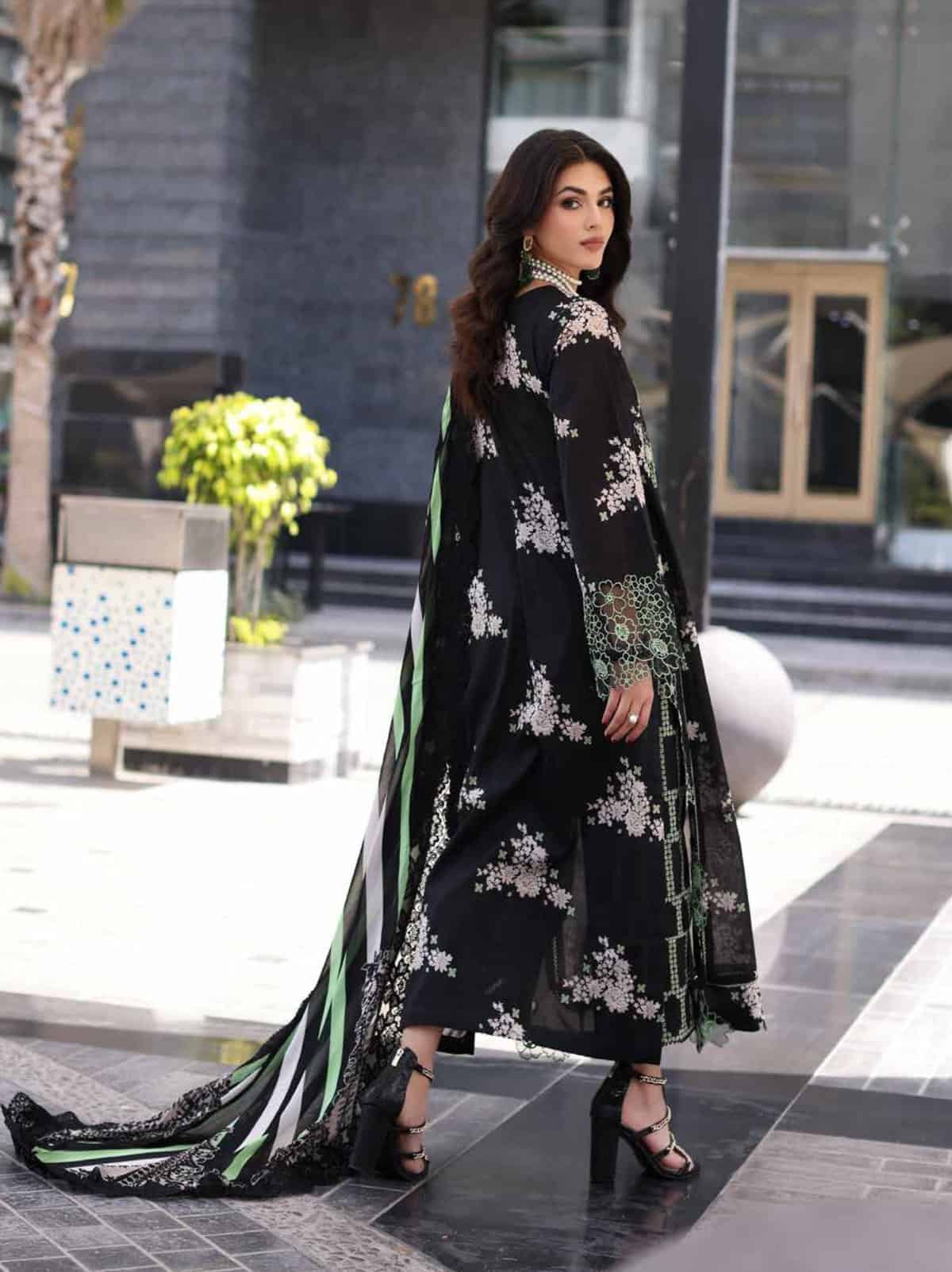 Charizma Rang-e-Bahaar Embroidered Lawn 2024 | CRB4-10 - Image 3