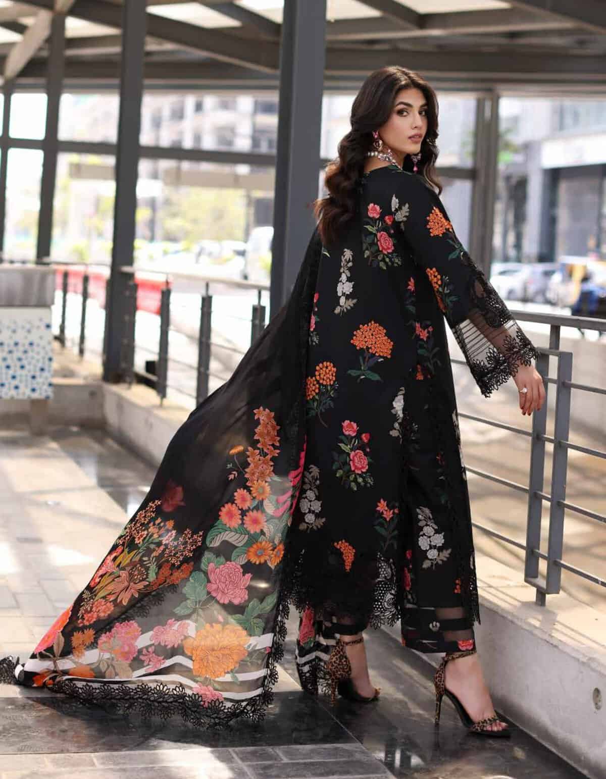 Charizma Rang-e-Bahaar Embroidered Lawn 2024 | CRB4-13 - Image 2
