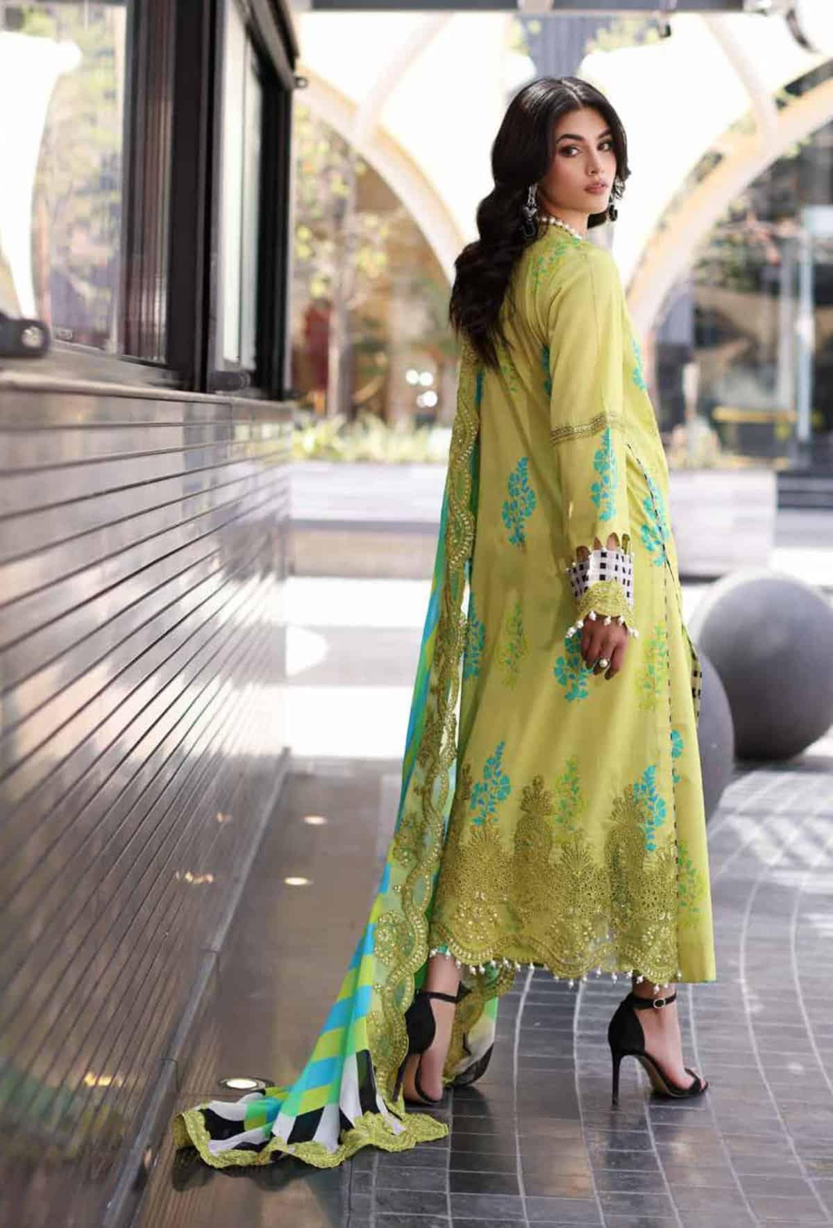 Charizma Rang-e-Bahaar Embroidered Lawn 2024 | CRB4-16 - Image 3