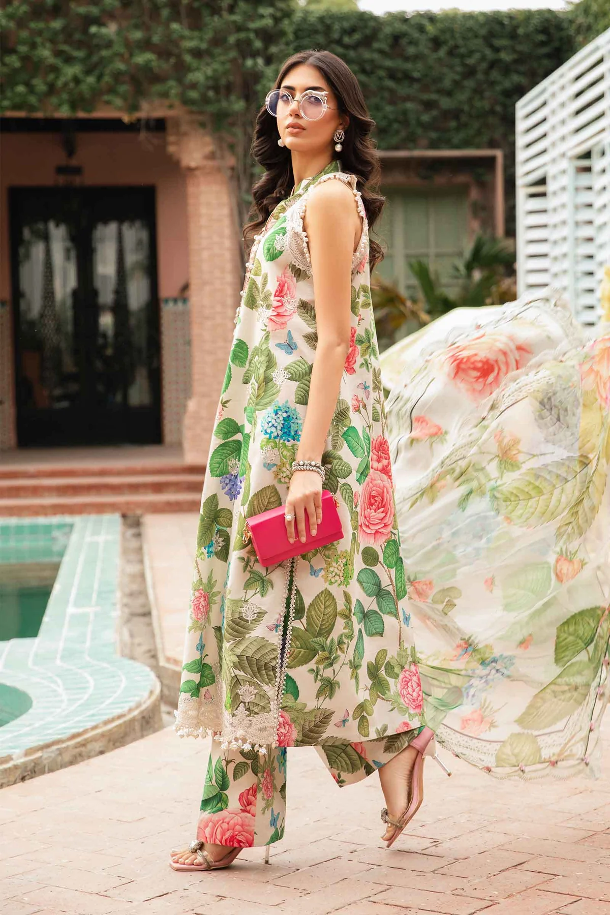 MARIA B M.Prints | Summer Lawn 2024 | Vol 2 | MPT-2210-A - Image 2