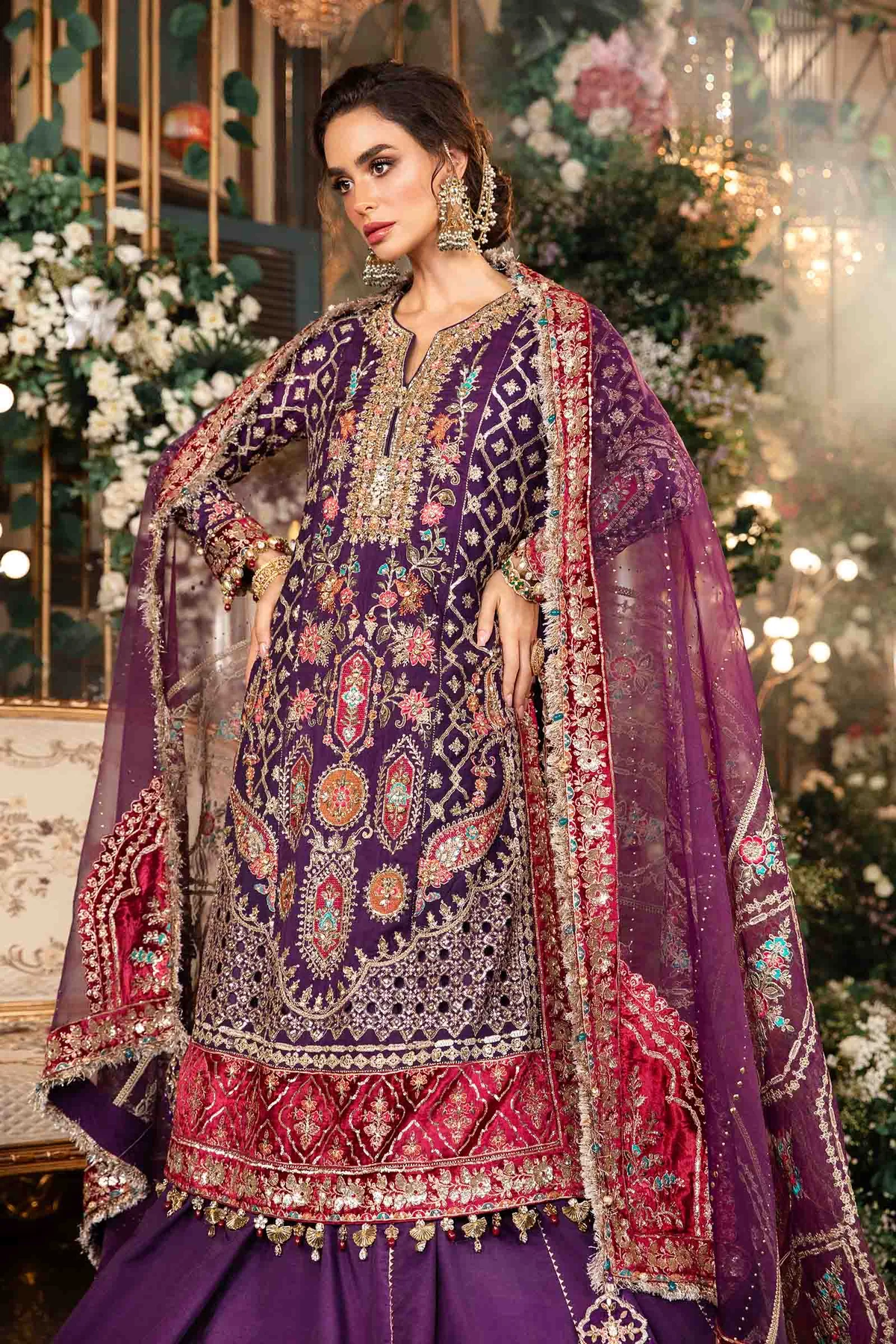 MARIA.B Mbroidered Wedding Collection | BD-2903 - Image 2