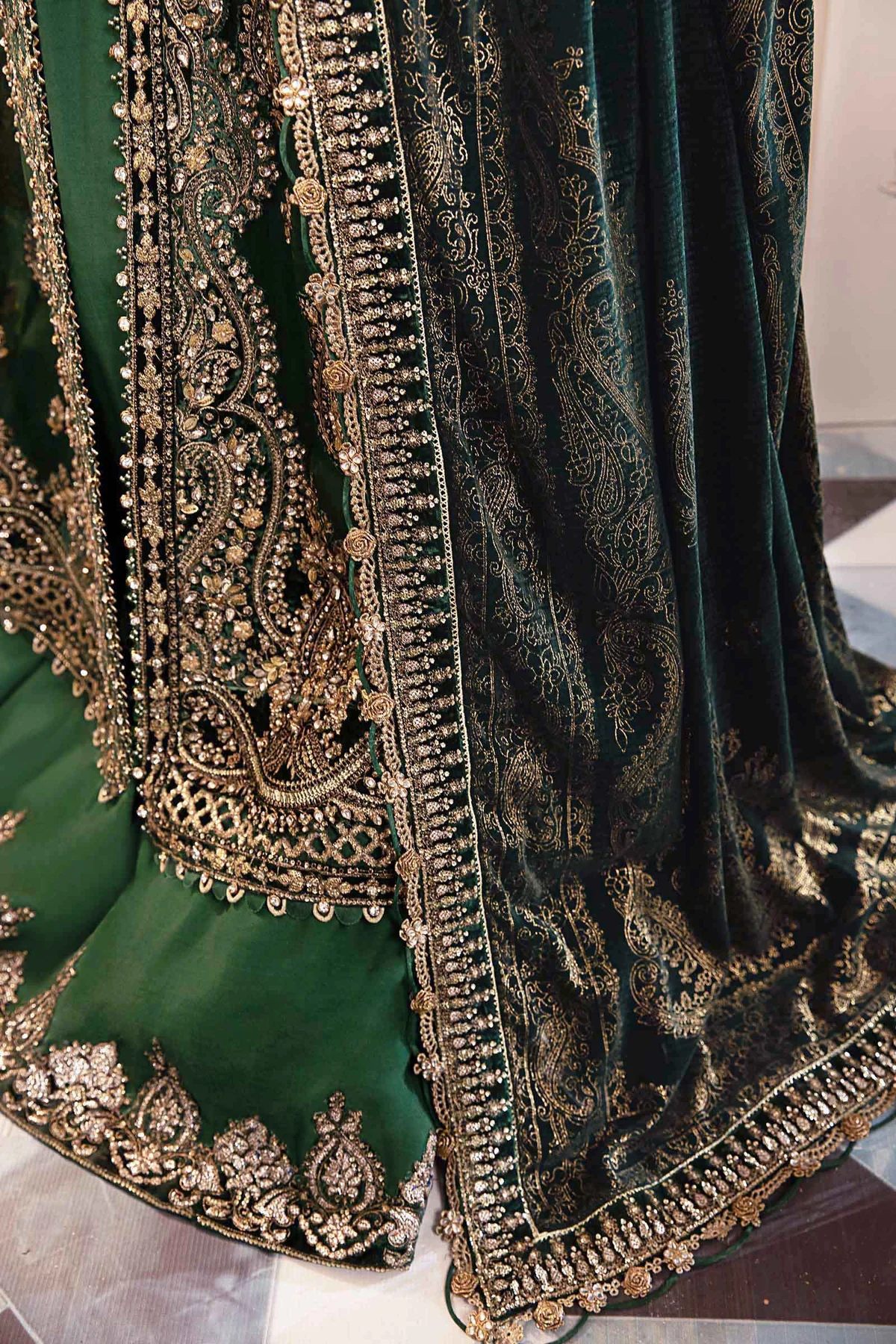 MARIA.B Mbroidered Wedding Collection | BD-2904 - Image 3