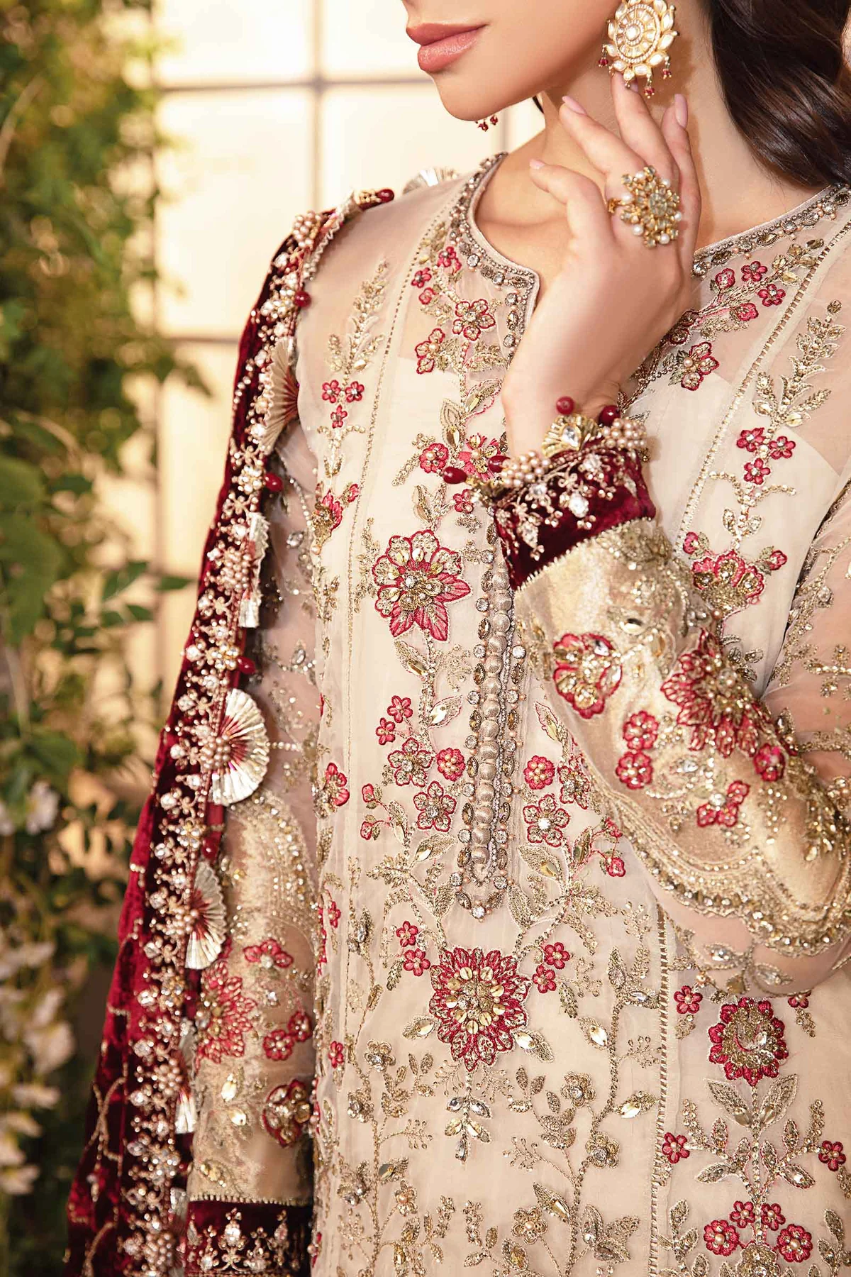 MARIA.B Mbroidered Wedding Collection | BD-2905 - Image 4