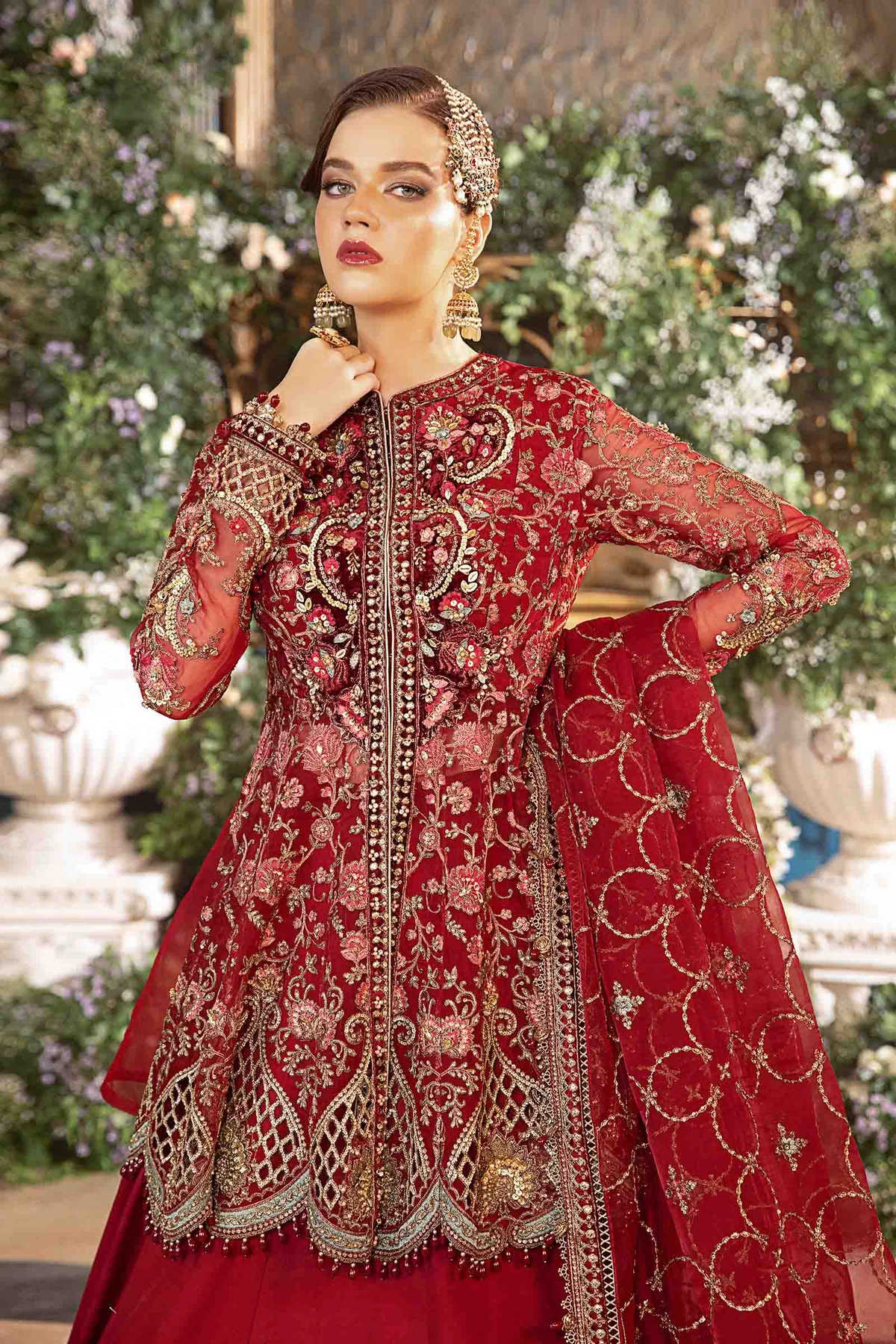 MARIA.B Mbroidered Wedding Collection | BD-2908 - Image 7