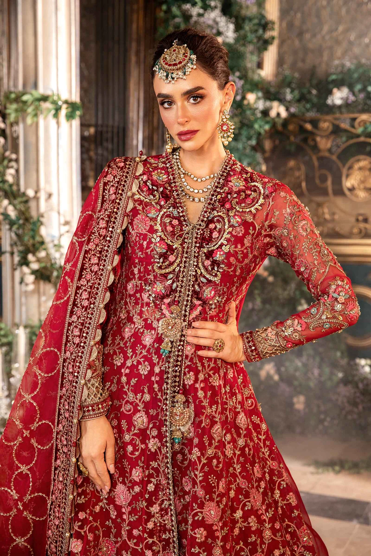MARIA.B Mbroidered Wedding Collection | BD-2908 - Image 6