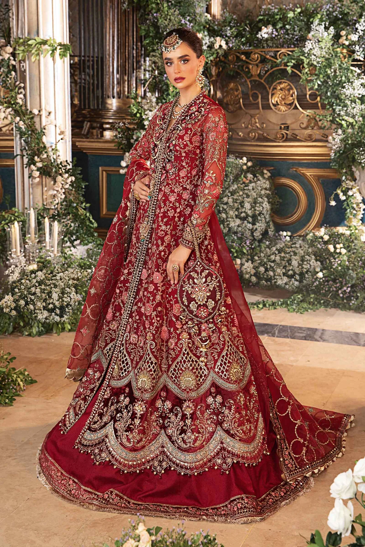 MARIA.B Mbroidered Wedding Collection | BD-2908 - Image 2