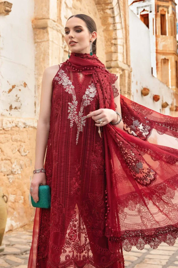 Alternative view of MARIA B Luxury Lawn 2024 | 1B