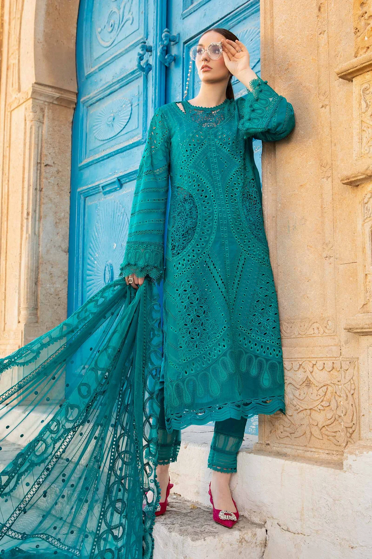 MARIA B Luxury Lawn 2024 | 2A - Image 2