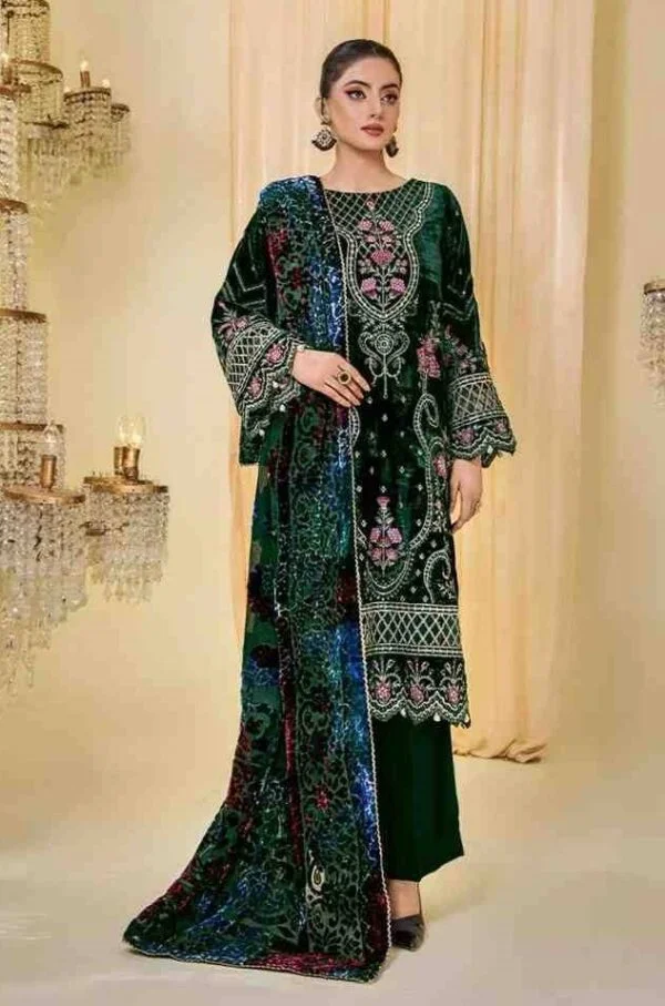 Adan's Libas Plachi'24 Luxury Unstitched | 4233 (GZ-216)