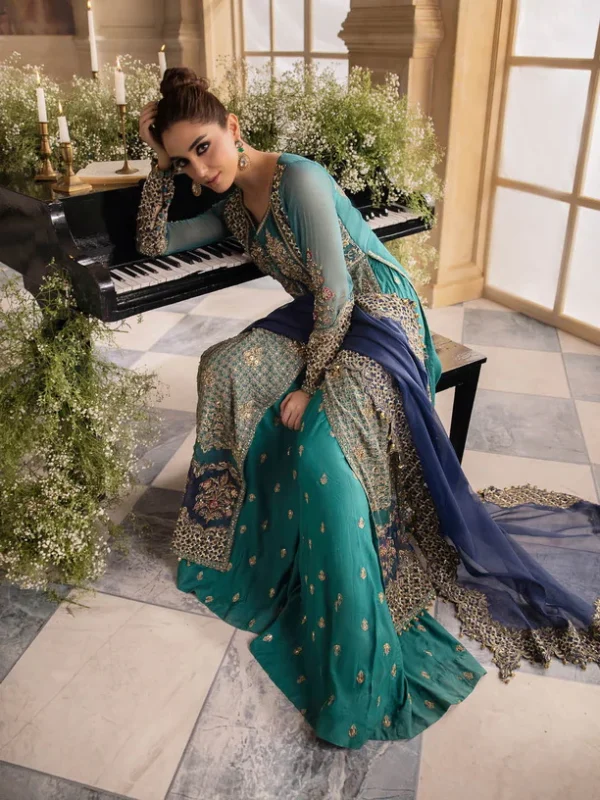 Alternative view of Charizma Dastaan-e-Jashan Luxury Chiffon  | DJW4-07 (Copy)