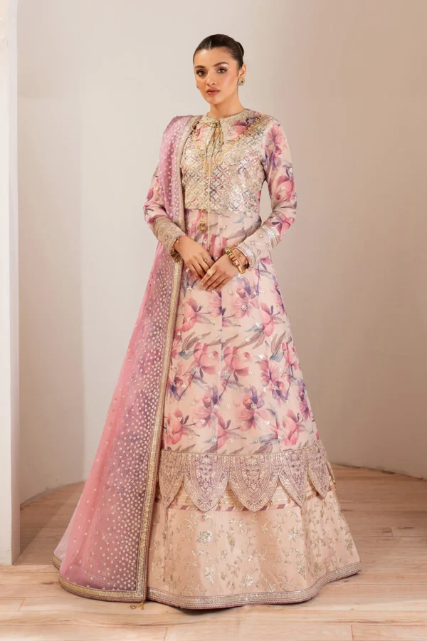 Alizeh Fleur Embroidered Printed Chiffon || AF-CH-2193-Dina