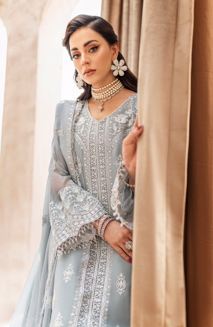 Zainab by Maryum n Maria 23 | (QFD-0061) (GZ-276) - Image 5