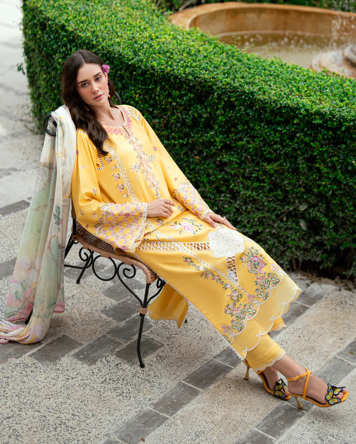 Roheenaz Summer Reverie Luxury Lawn -Lunara - Image 3