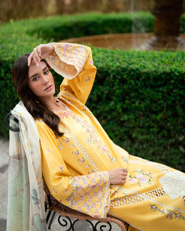 Roheenaz Summer Reverie Luxury Lawn -Lunara - Image 2