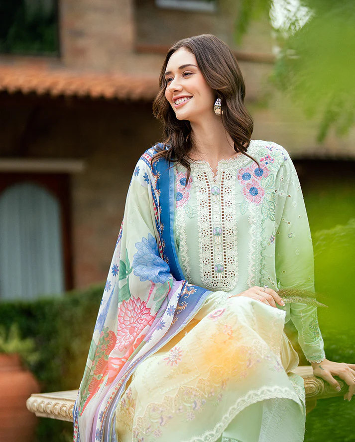 Roheenaz Summer Reverie Luxury Lawn - Veloura - Image 3