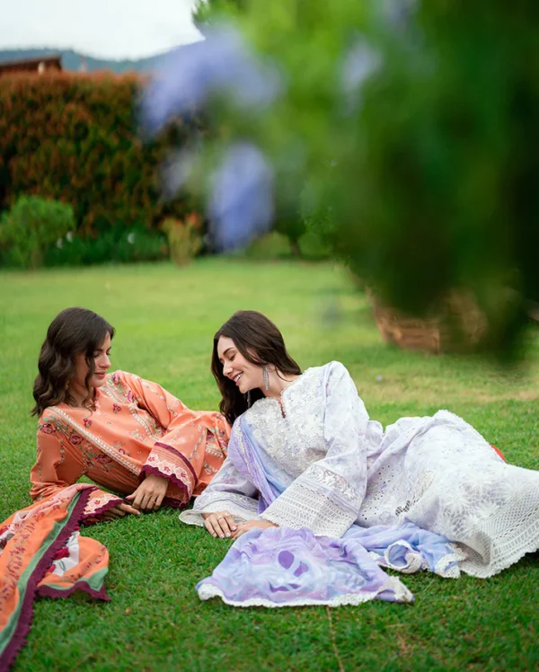 Alternative view of Roheenaz Summer Reverie Luxury Lawn - Orelia