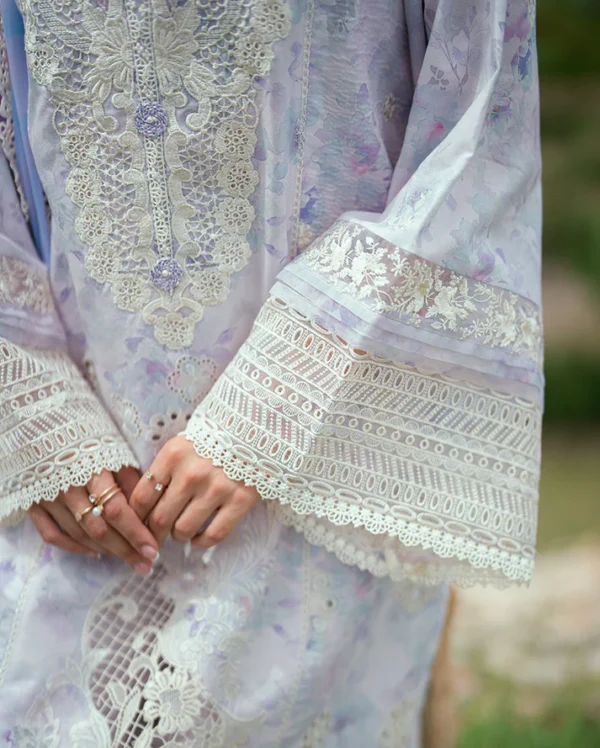 Alternative view of Roheenaz Summer Reverie Luxury Lawn -Florin