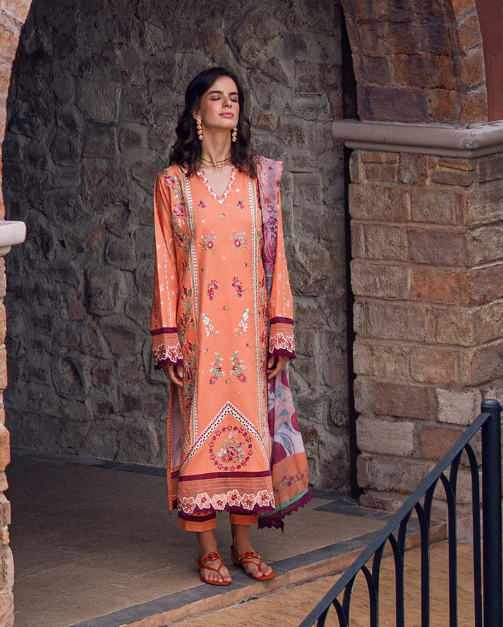 Roheenaz Summer Reverie Luxury Lawn - Orelia - Image 6