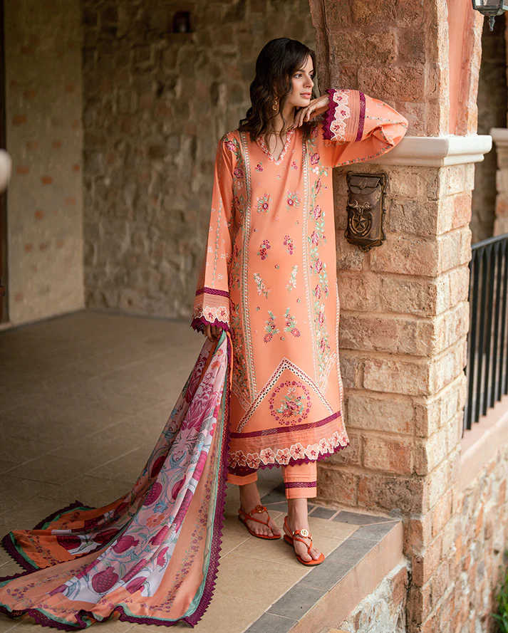 Roheenaz Summer Reverie Luxury Lawn - Orelia - Image 5
