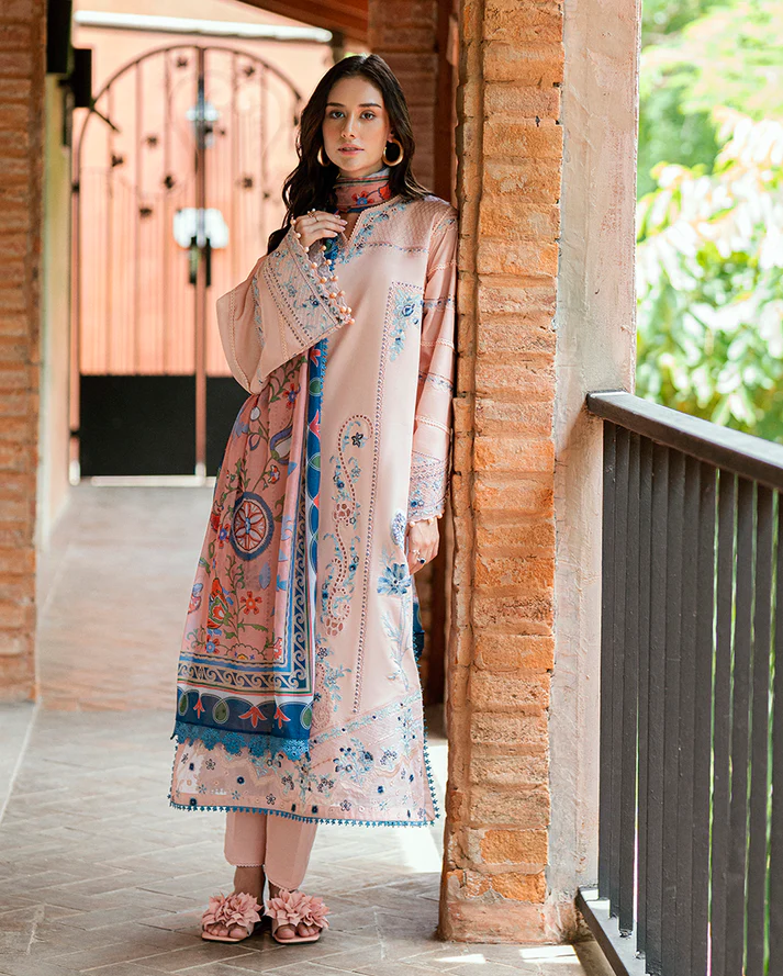 Roheenaz Summer Reverie Luxury Lawn - Islene