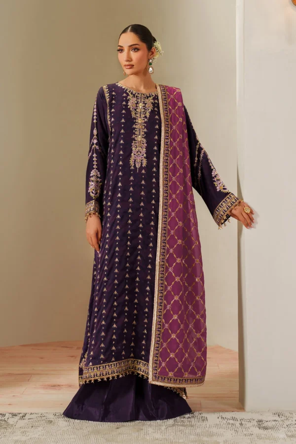 Alizeh Fleur Embroidered Printed Chiffon || AF-CH-2196-Reya