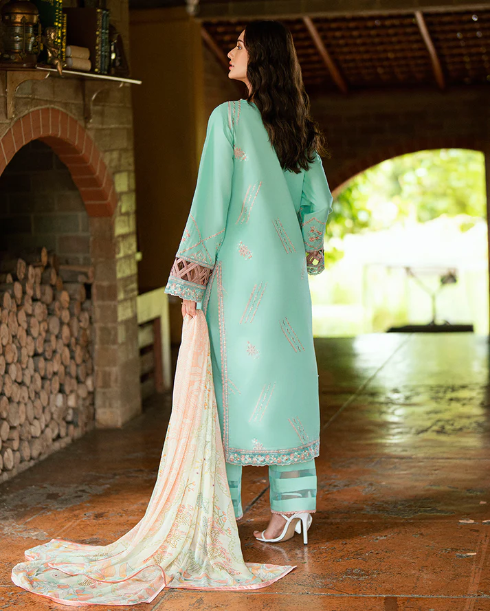 Roheenaz Summer Reverie Luxury Lawn -Ravena - Image 4