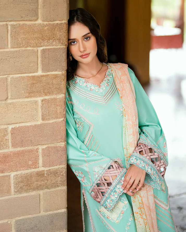 Roheenaz Summer Reverie Luxury Lawn -Ravena - Image 3