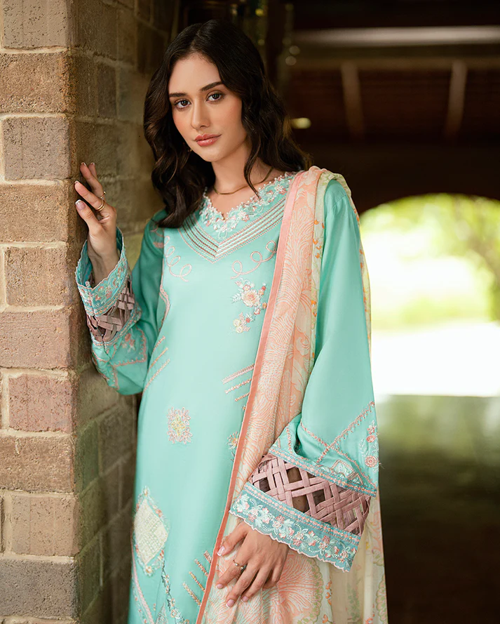 Roheenaz Summer Reverie Luxury Lawn -Ravena - Image 2