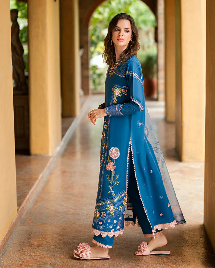 Roheenaz Summer Reverie Luxury Lawn - Isoria - Image 6