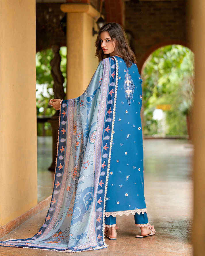 Roheenaz Summer Reverie Luxury Lawn - Isoria - Image 5