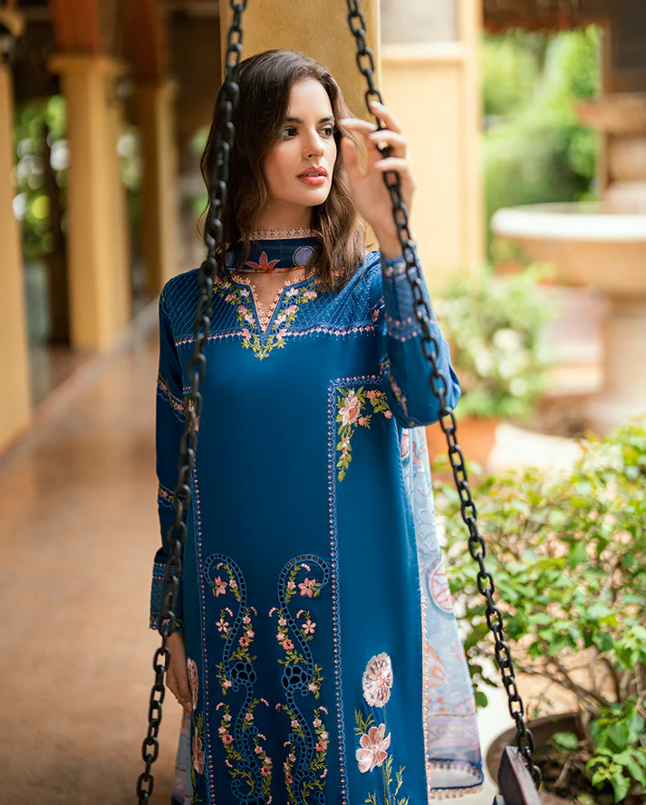 Roheenaz Summer Reverie Luxury Lawn - Isoria - Image 4