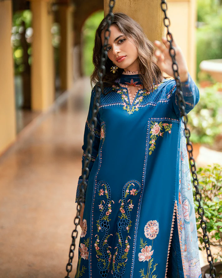 Roheenaz Summer Reverie Luxury Lawn - Isoria - Image 3