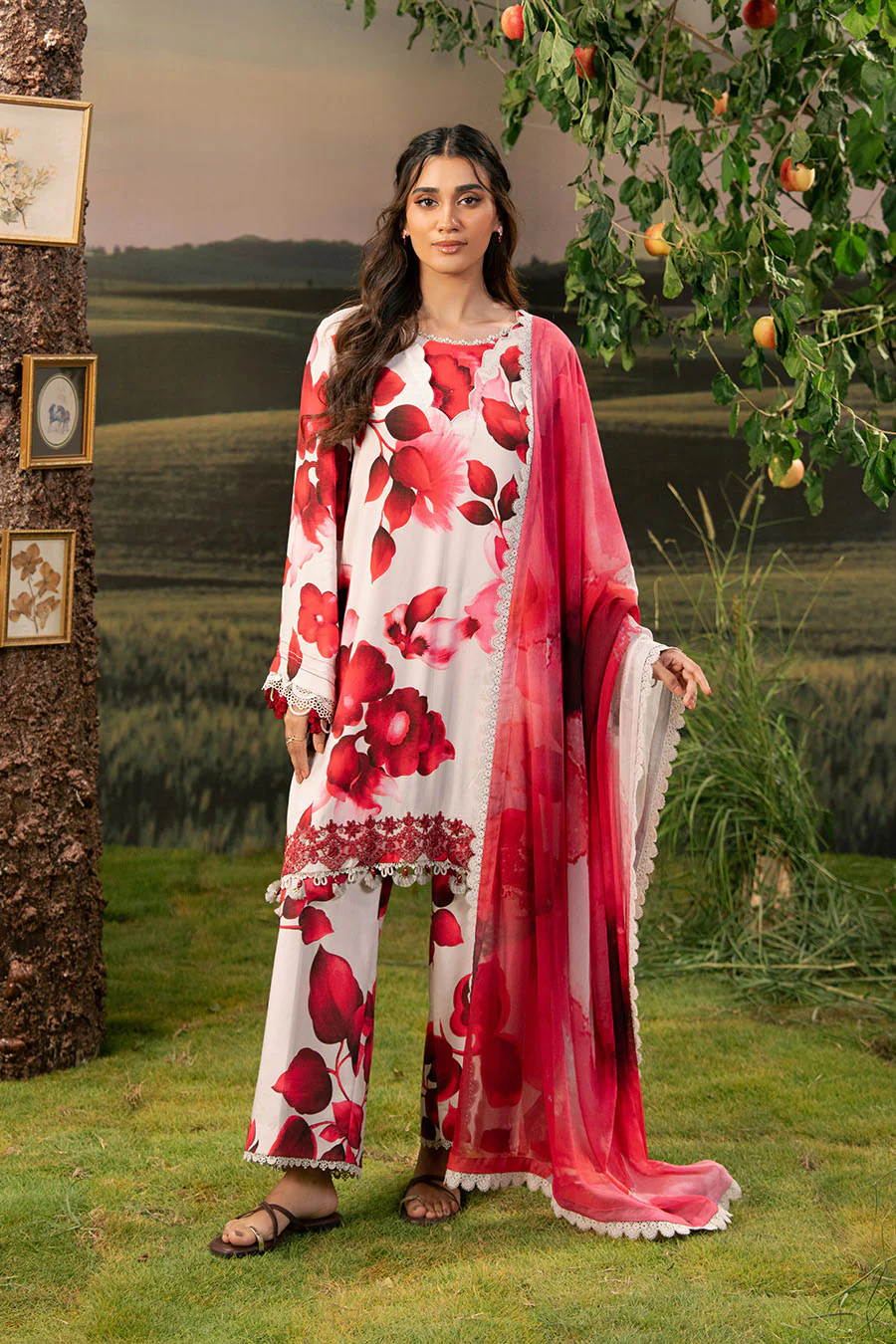 MARIA B M Basics Arabic Lawn | MB-PFUS25-01B