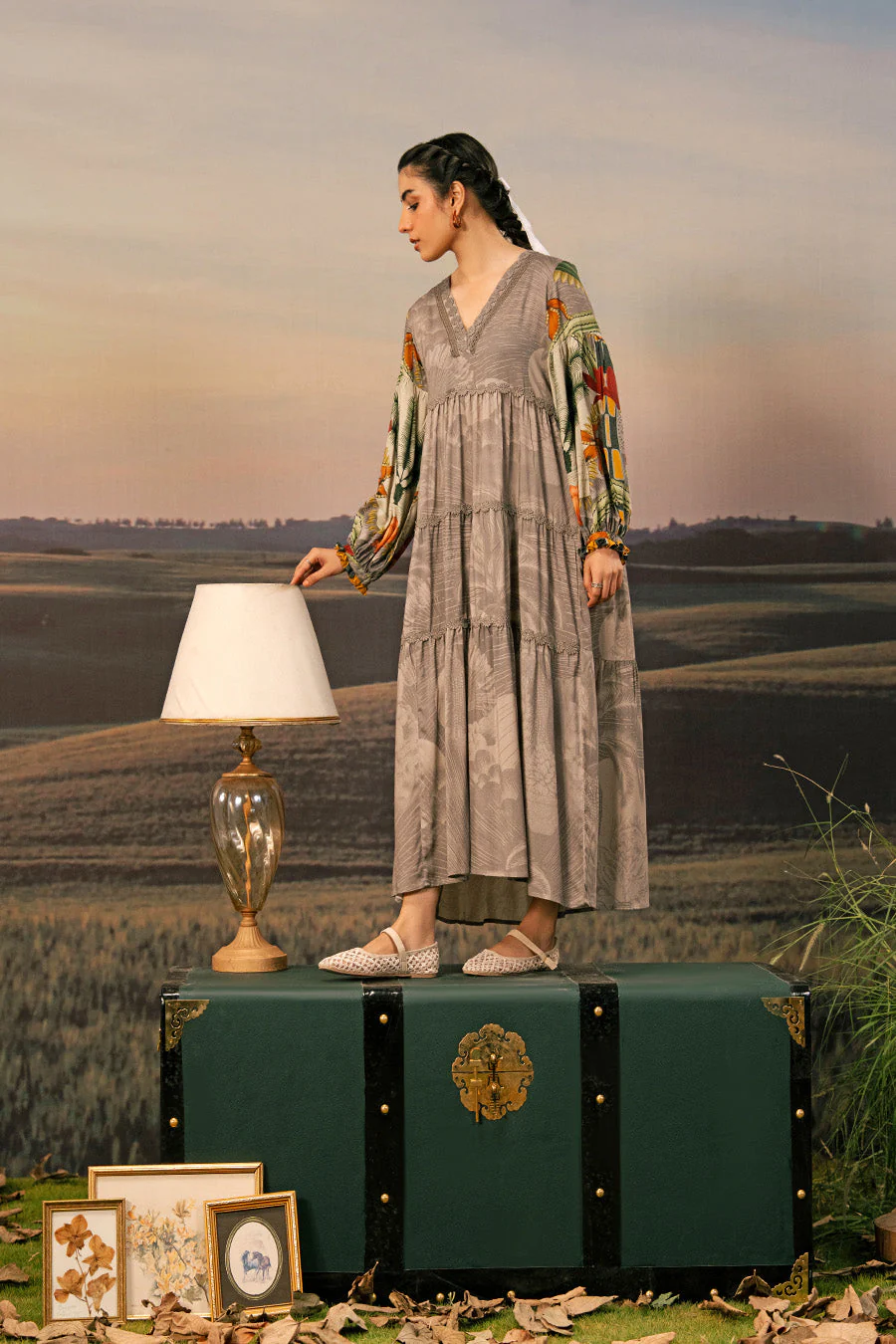 MARIA B M Basics Arabic Lawn | MB-PFUS25-06B - Image 2