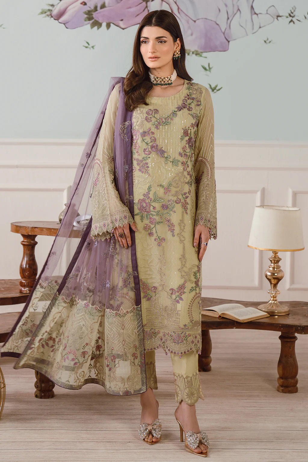 Ramsha Chiffon 2024 | Vol 25 | F-2512