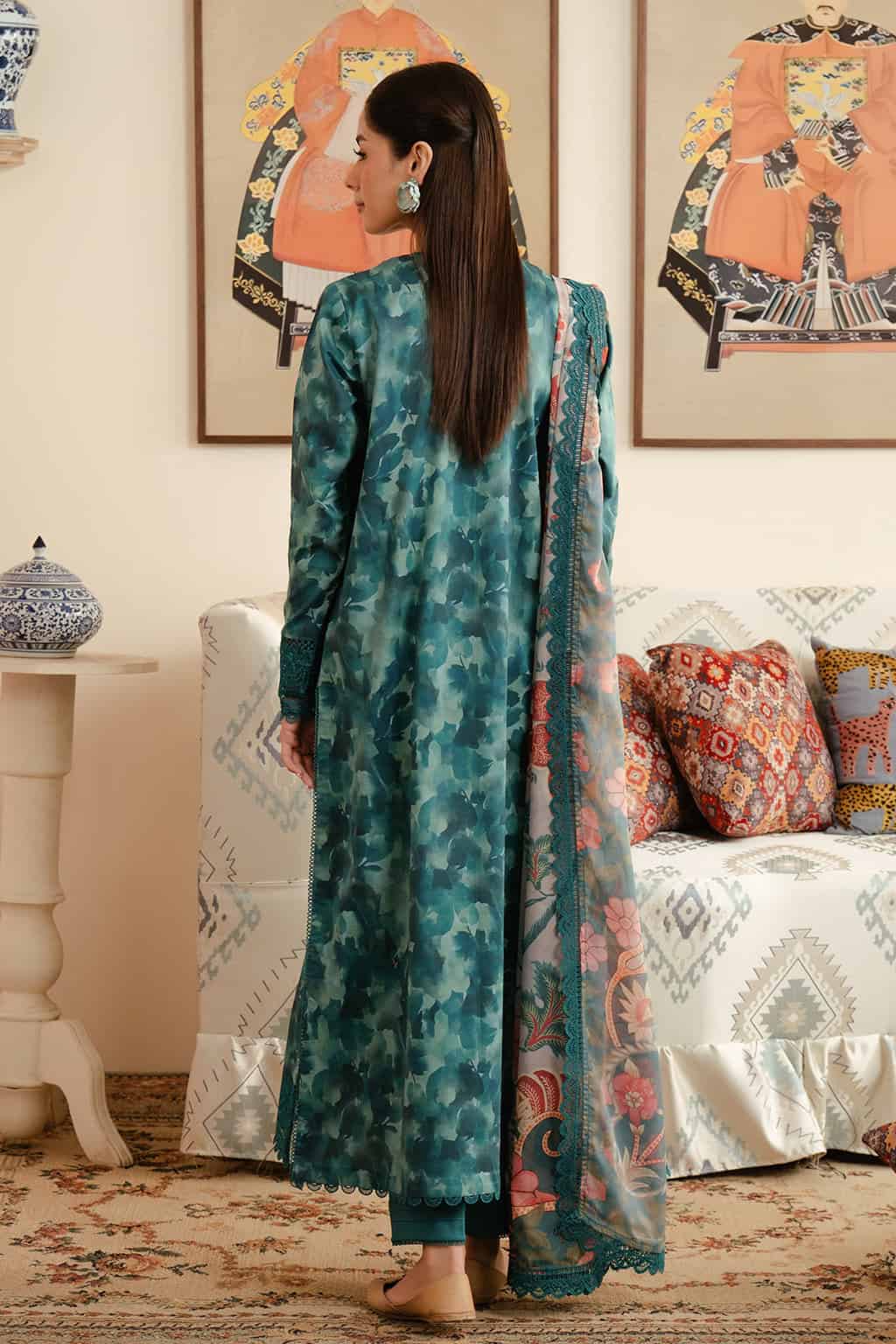 Afrozeh Malina Lawn 2024 | Ceila - Image 2