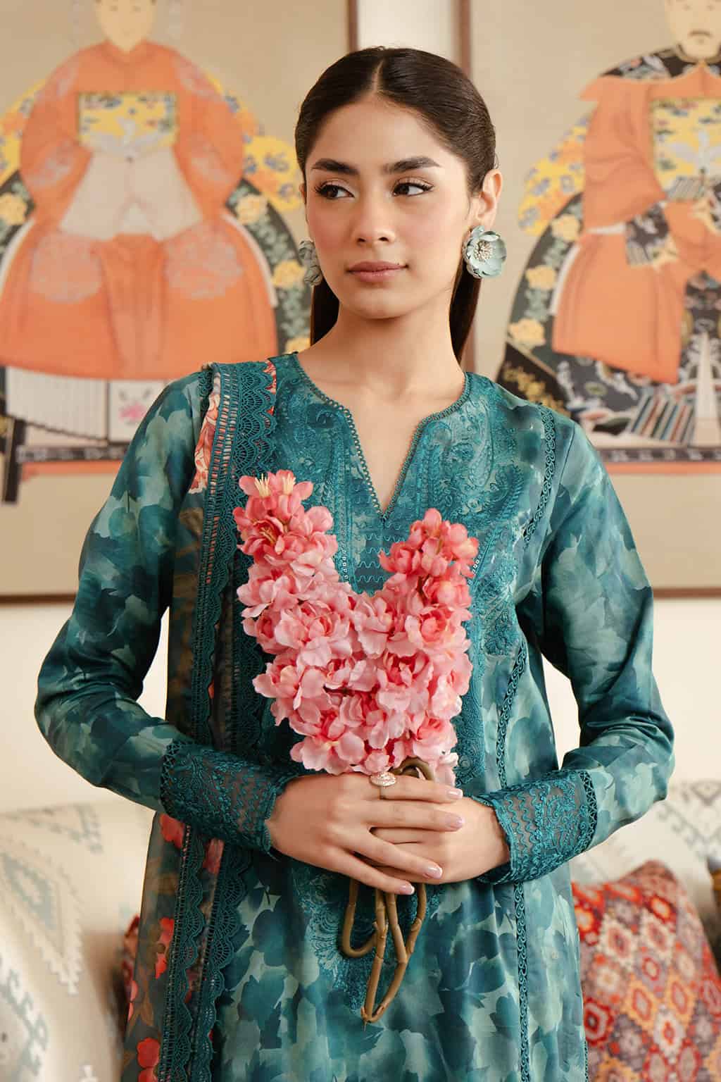 Afrozeh Malina Lawn 2024 | Ceila - Image 6