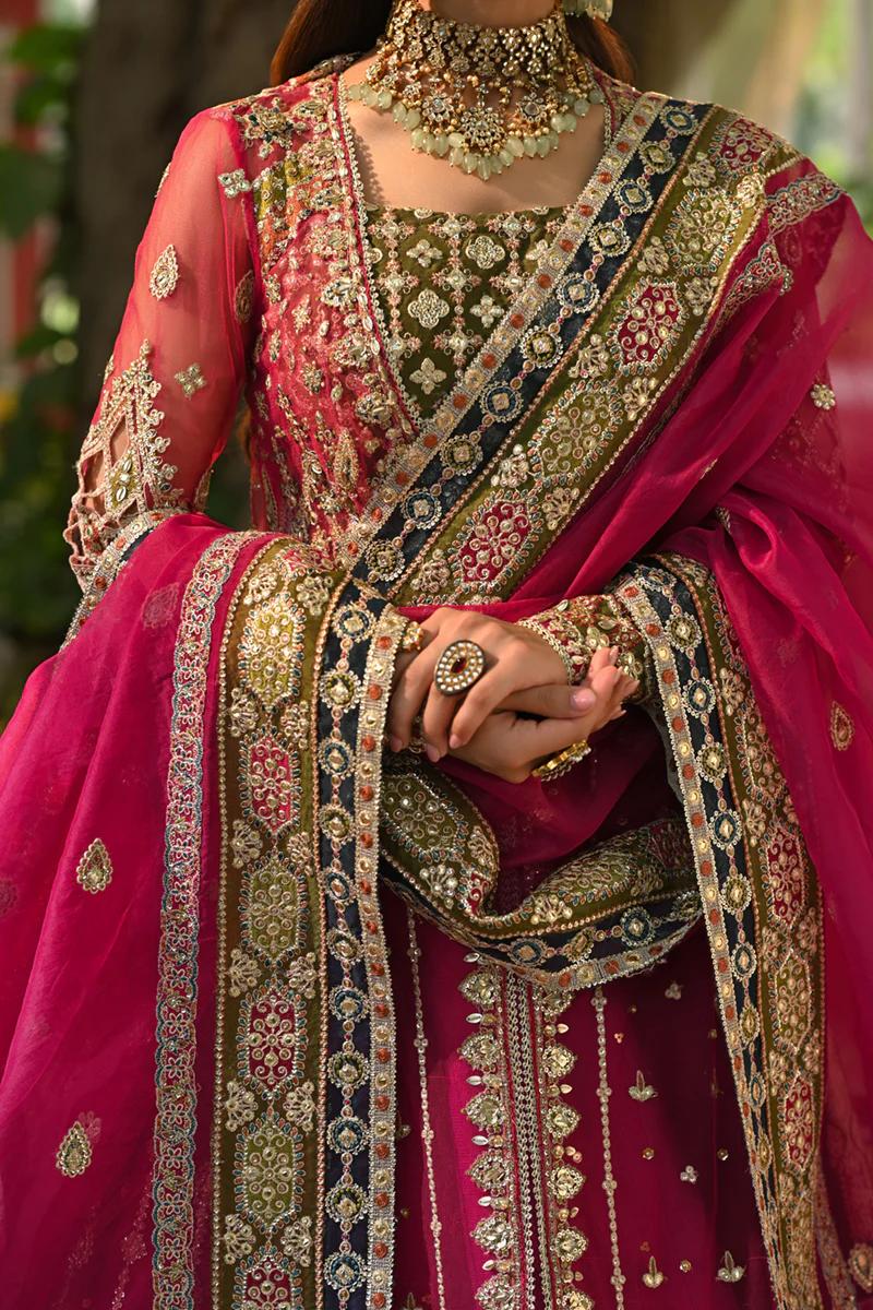 Qalamkar Wedding Formals | Bridal Collection | RF-04 - Image 6