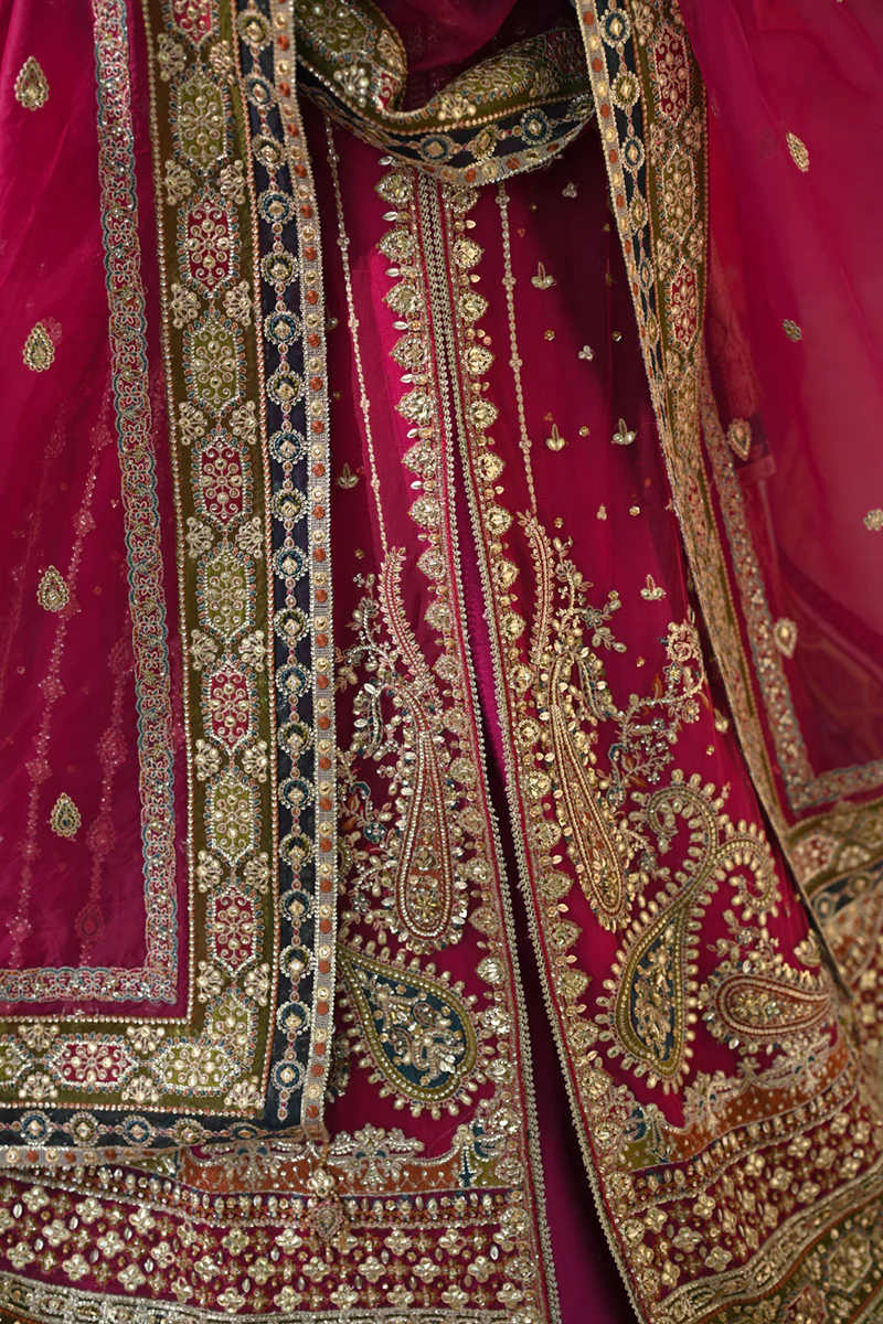 Qalamkar Wedding Formals | Bridal Collection | RF-04 - Image 7