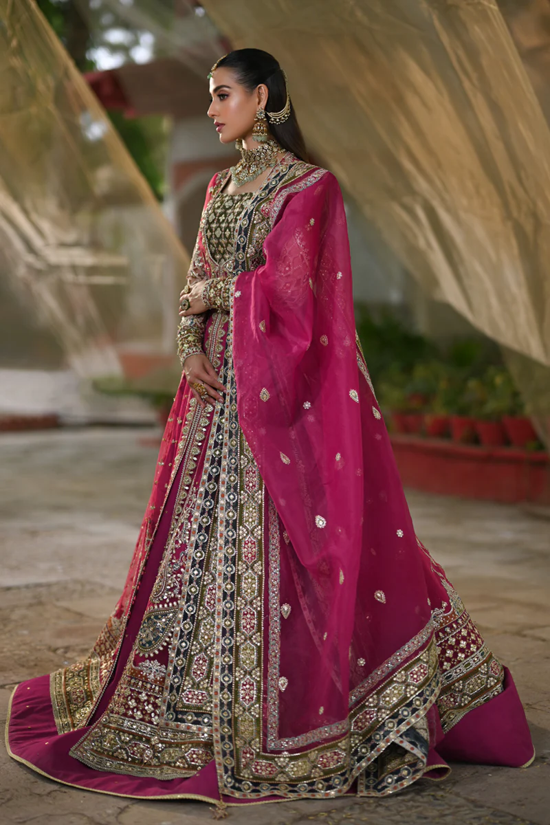 Qalamkar Wedding Formals | Bridal Collection | RF-04 - Image 4