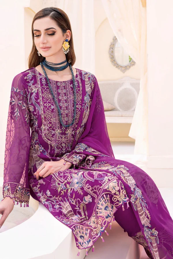 Alternative view of Ramsha Chiffon Collection || F-2307 (GZ-489)