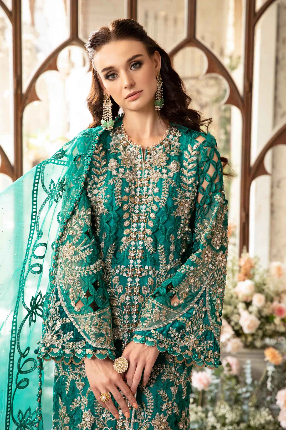 MARIA B Mbroidered 2024 | BD-2806 (Copy) - Image 9
