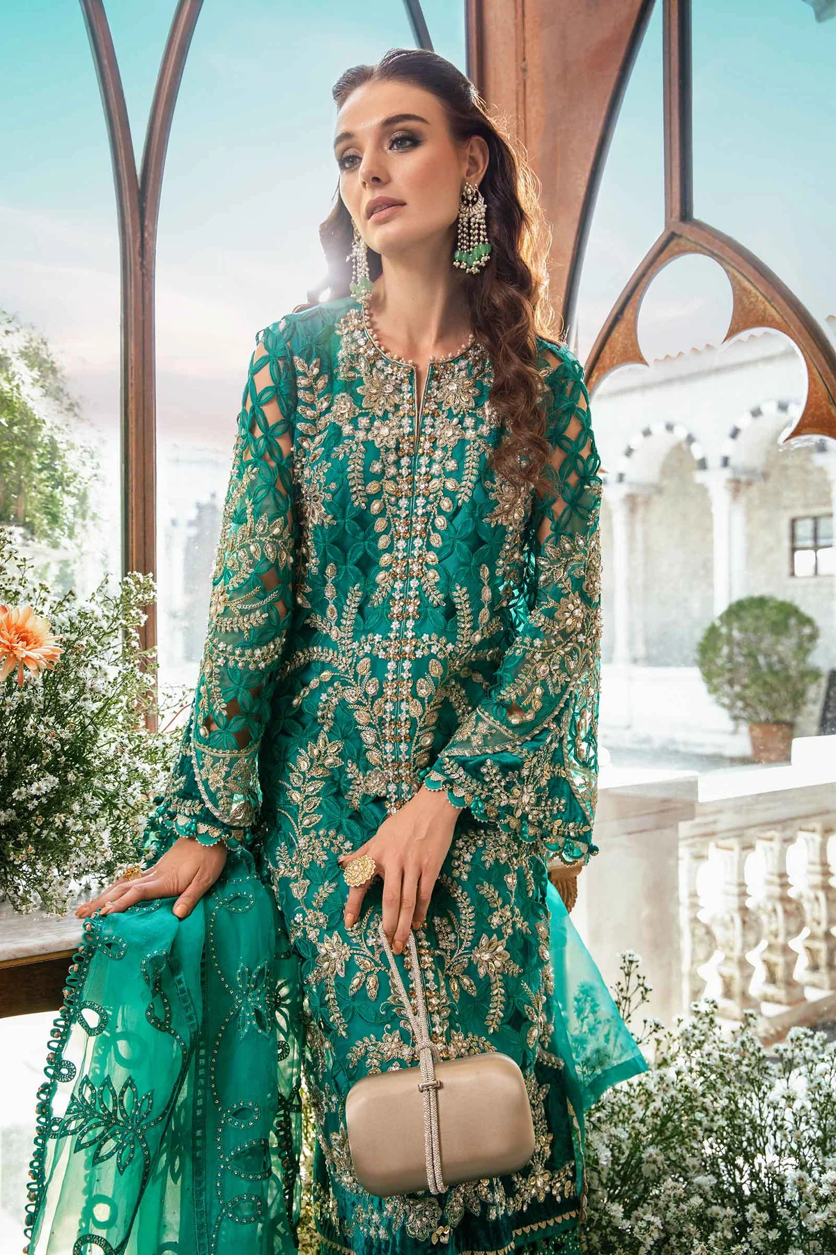 MARIA B Mbroidered 2024 | BD-2806 (Copy) - Image 5