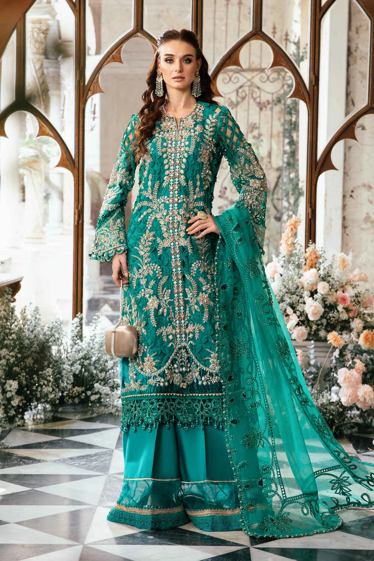 MARIA B Mbroidered 2024 | BD-2806 (Copy) - Image 4