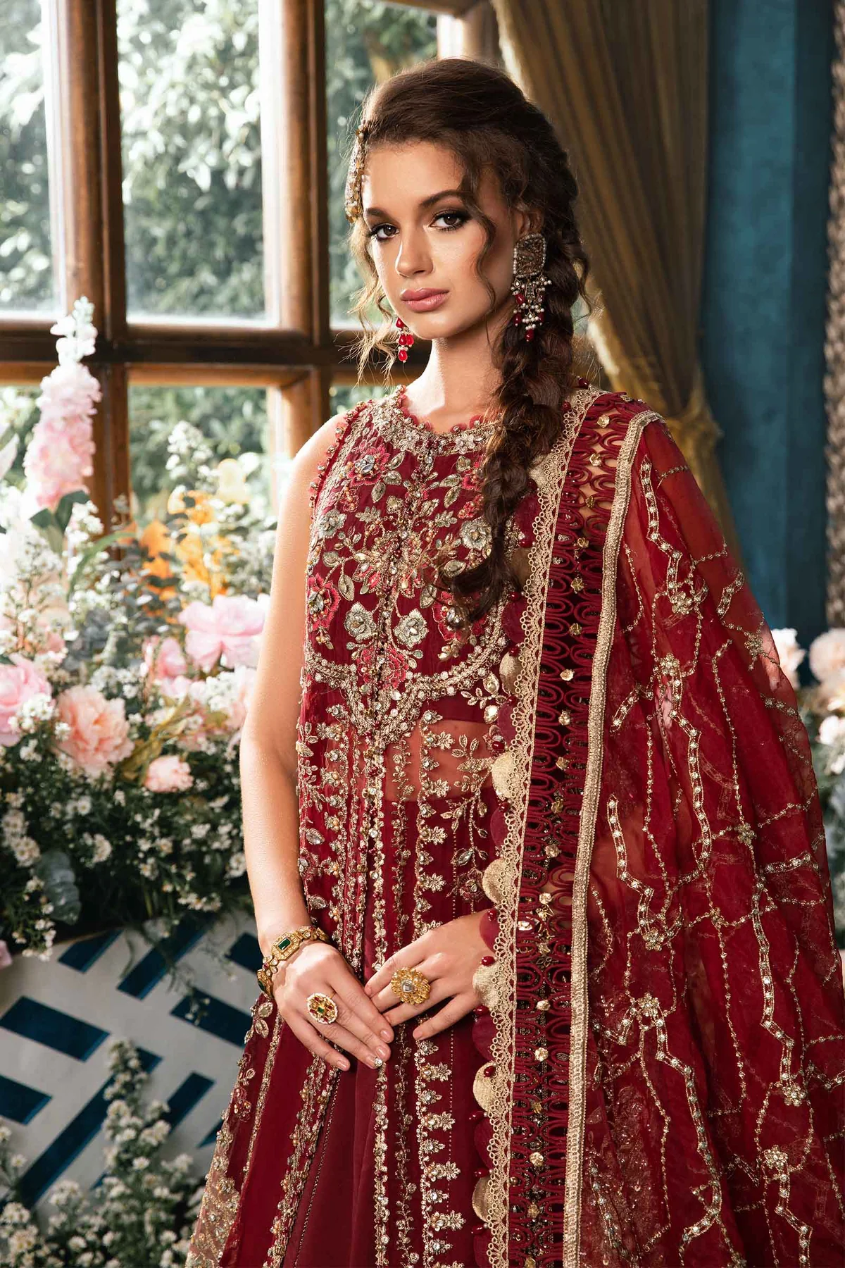 MARIA B Mbroidered 2024 | BD-2807 - Image 3