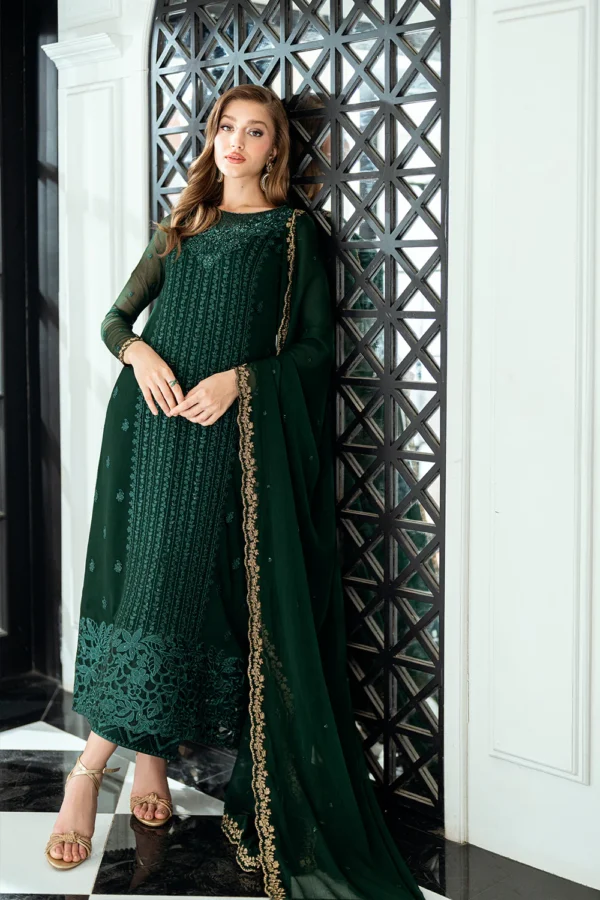 Alternative view of Salwar Kameez for EID | Eid Drop by Azure | Teal Mirage