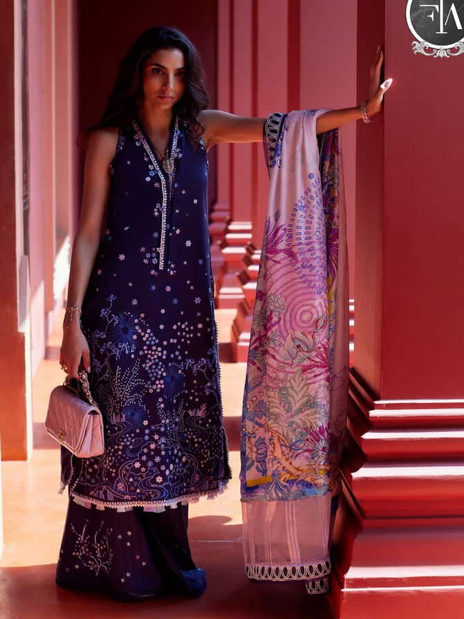 Farah Talib Aziz Lawn 2024 | Suay | FTA-04 (Copy)