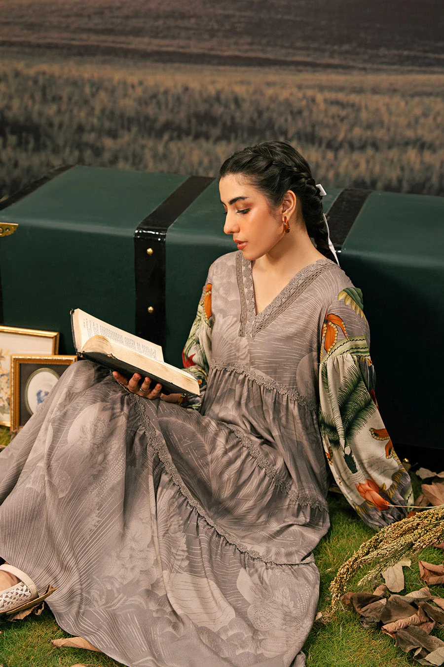 MARIA B M Basics Arabic Lawn | MB-PFUS25-06B - Image 4