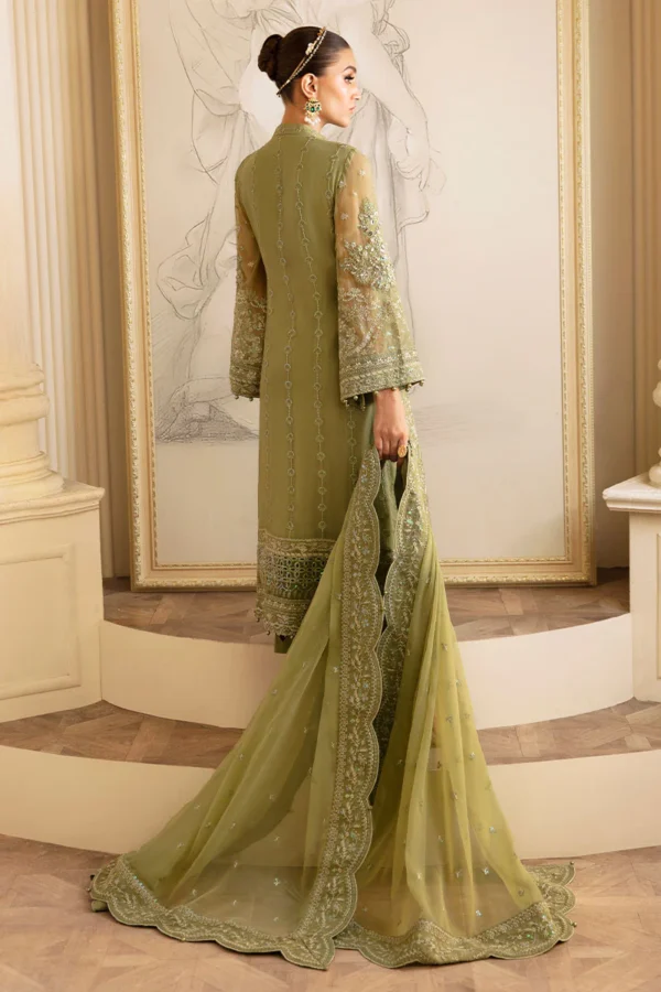 Alternative view of Embroidered Chiffon Salwar Kameez by Gulaal | GL-EC-24V2-05