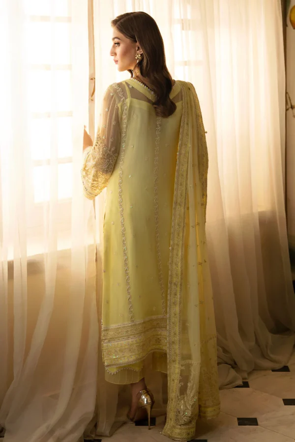 Alternative view of Embroidered Chiffon Salwar Kameez by Gulaal | GL-EC-24V2-07